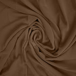 Chocolate Brown Plain Chiffon Scarf Hijabulhareem