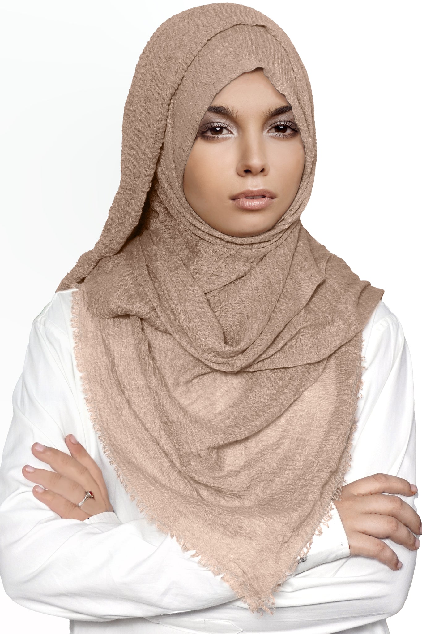 Premium Crimp Viscose - Walnut
