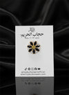 Crystal Floral Hijab Magnet Pin Hijabulhareem