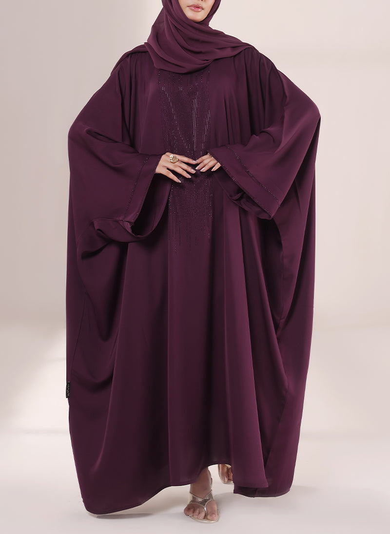 Elegant Drape Jilbab Abaya | JILBAB-C-1104 Hijab-ul-hareem