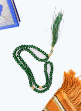 Emerald Green Crystal Tasbeeh Hijab-ul-hareem
