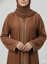 Arabis Nida Stone-Work Abaya | 0116-PC-A619