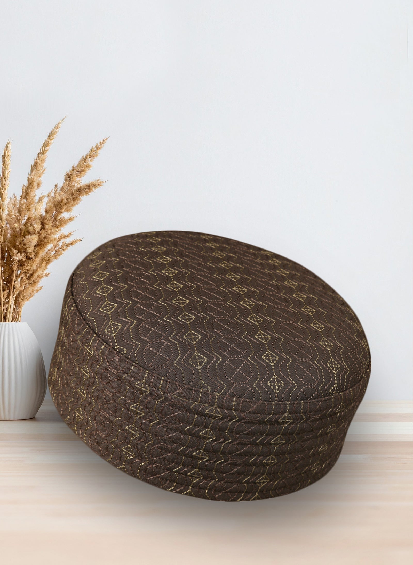 Ghamama Koofi – Premium Woven Prayer Cap