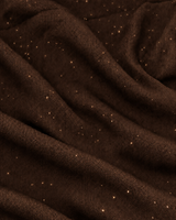 Glitter Lawn Scarf - Dark Brown