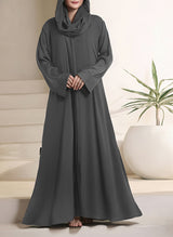 Intricate Stone & Thread Work Sleeves Abaya | 0116-RC-1117