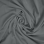 Grey Plain Chiffon Scarf Hijabulhareem