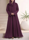 Intricate Stone & Thread Work Sleeves Abaya | 0116-RC-1117 Hijabulhareem