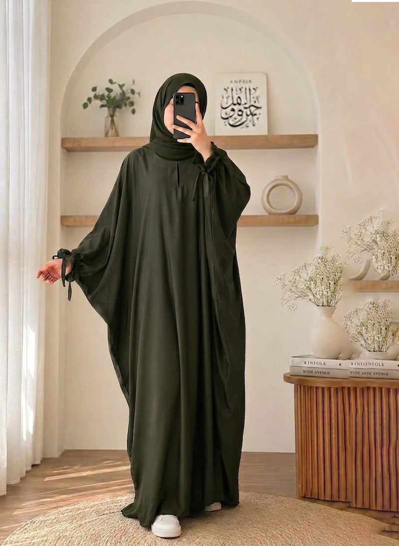 Arabis Bella Tie-Sleeve Jilbab | JILBAB-R-A637