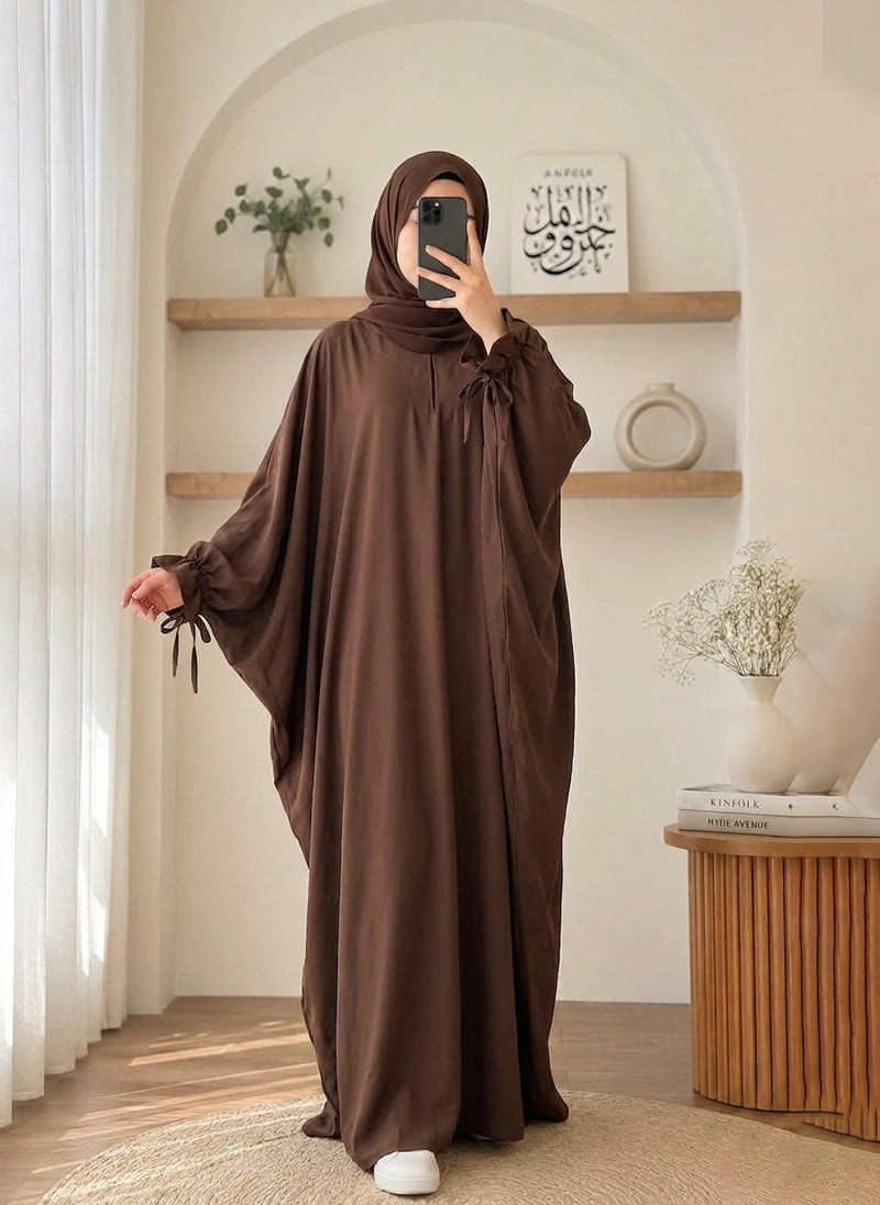 Arabis Bella Tie-Sleeve Jilbab | JILBAB-R-A637