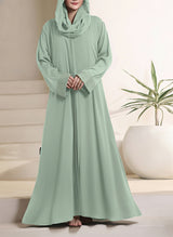 Intricate Stone & Thread Work Sleeves Abaya | 0116-RC-1117