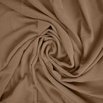 Mocha Brown Plain Chiffon Scarf Hijabulhareem
