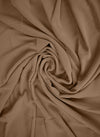 Mocha Brown Plain Chiffon Scarf Hijab-ul-hareem