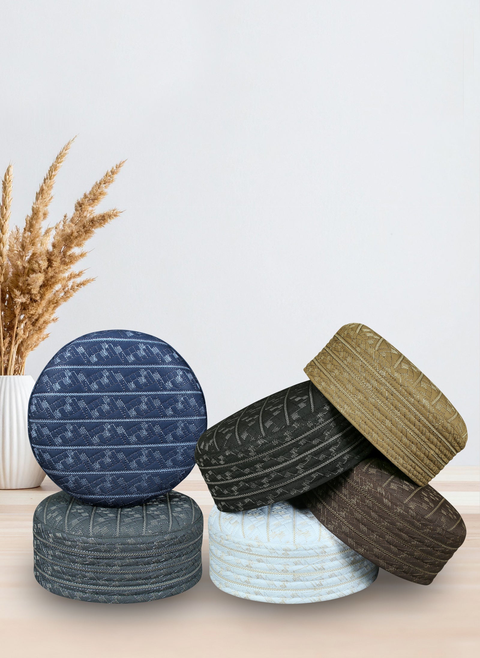 Nisaar Koofi - Premium Woven Prayer Cap Hijab-ul-hareem
