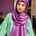 Plain Shimmer Scarf Hijabulhareem