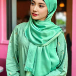 Plain Shimmer Scarf Hijabulhareem