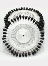 Ring Pins Big 40 Pcs Pkt Black Hijabulhareem