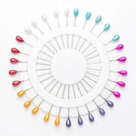 Ring Pins Fancy 40 Pcs Pkt Multi Color Hijabulhareem
