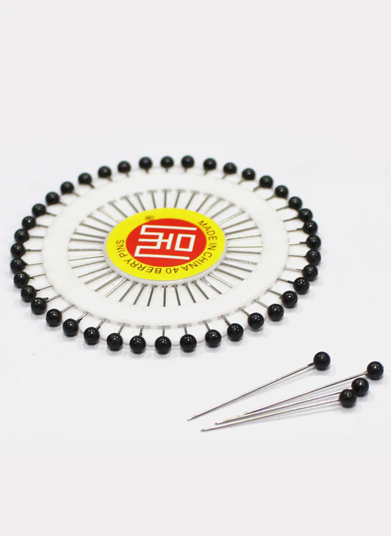 Ring Pins Small 40 Pcs Pkt Black Hijabulhareem