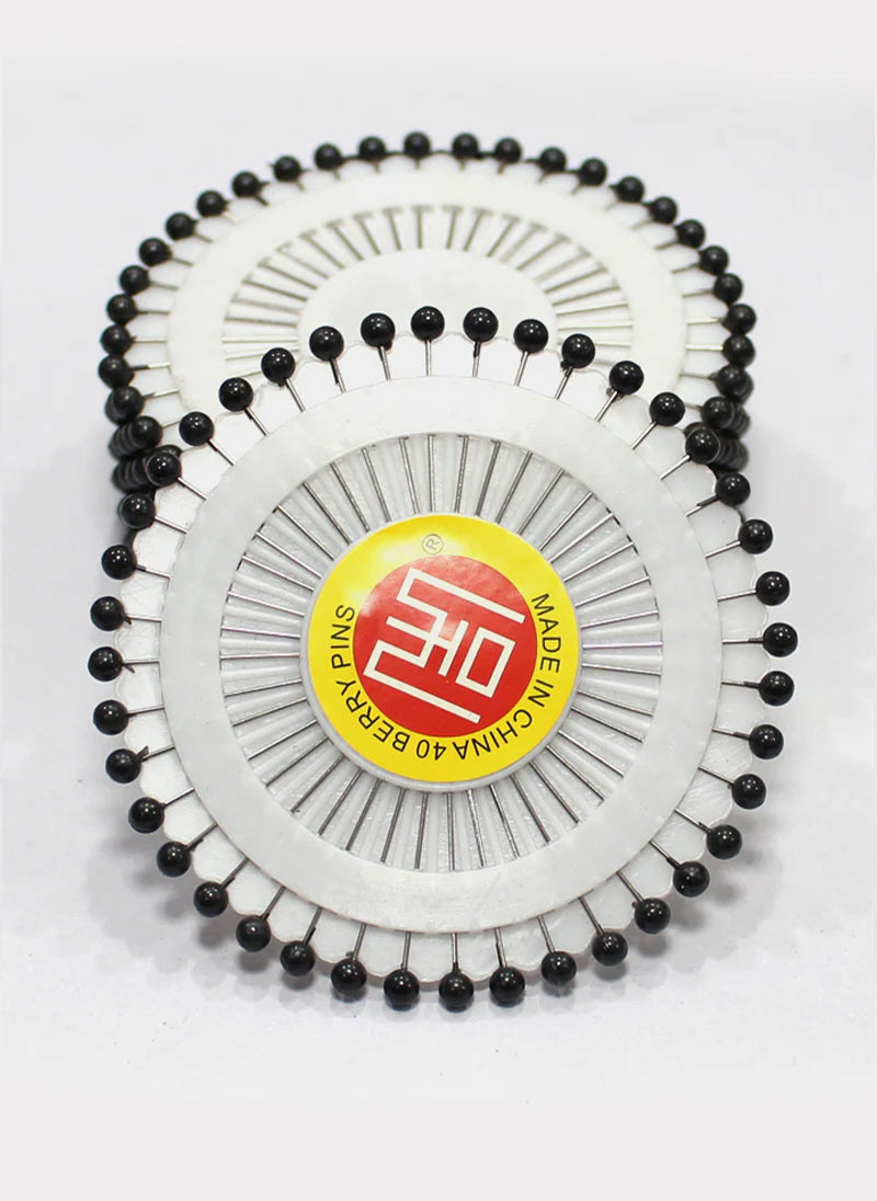 Ring Pins Small 40 Pcs Pkt Black Hijabulhareem
