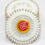 Ring Pins Small 40 Pcs Pkt Pearl White Hijabulhareem