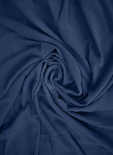 Royal Blue Plain Chiffon Scarf Hijab-ul-hareem