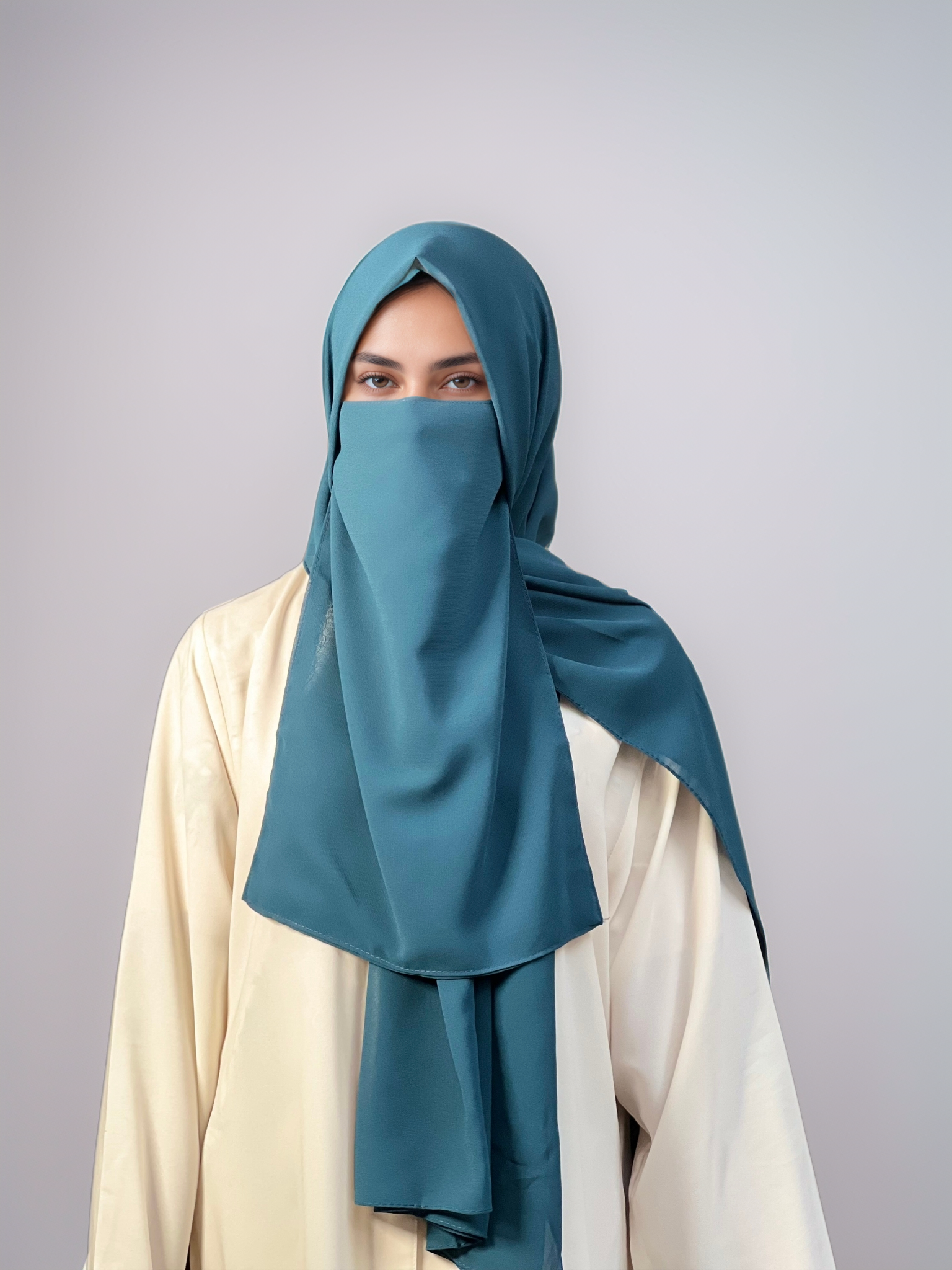 Hijab & Niqab Set - Teal