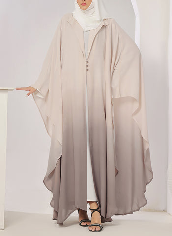 Two Tone Jilbab Abaya