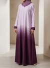 Two-ToneGradientAbayaPurple - Hijab Ul Hareem