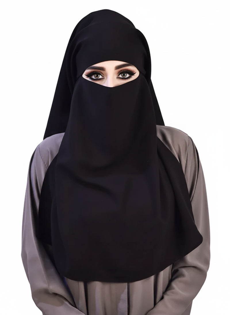 Single Layer Face Cover (Naqab)