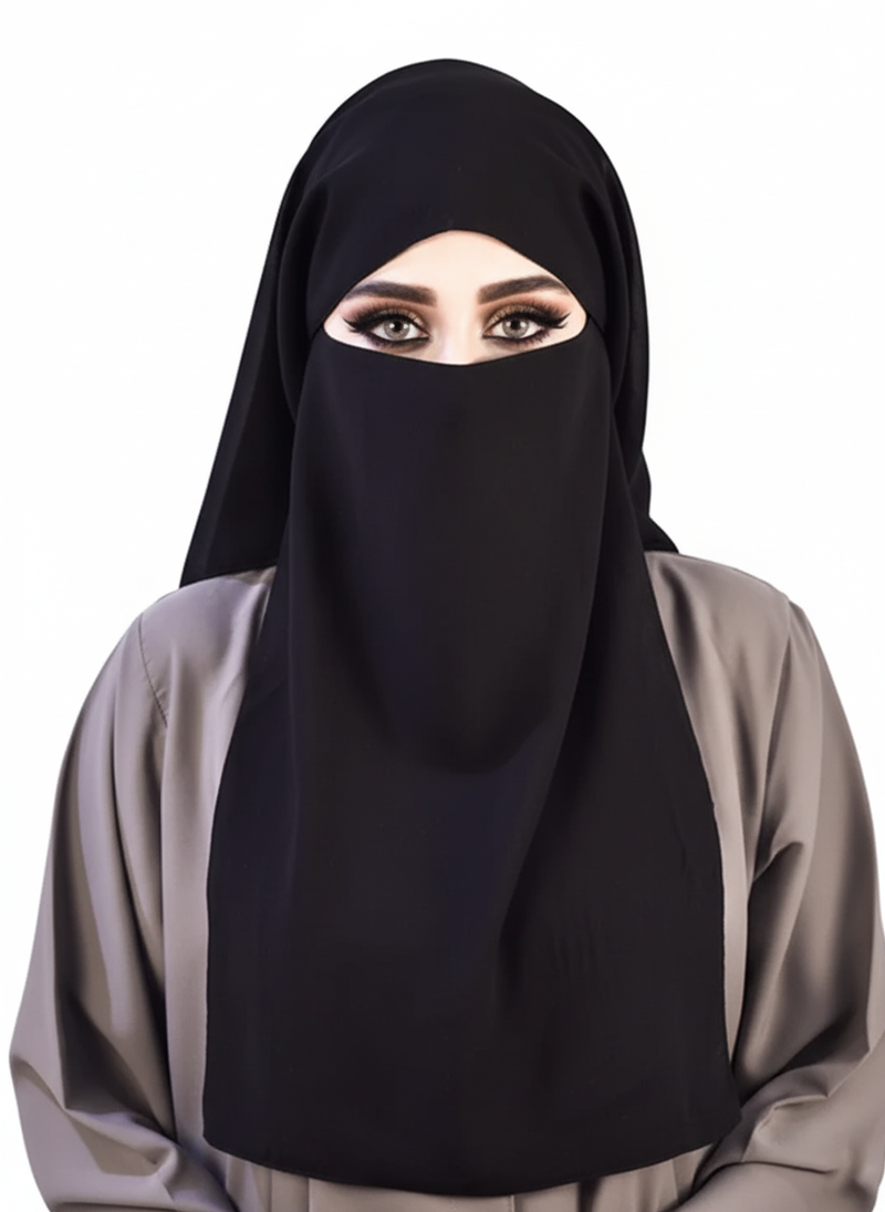 Three Layer Face Cover (Naqab)