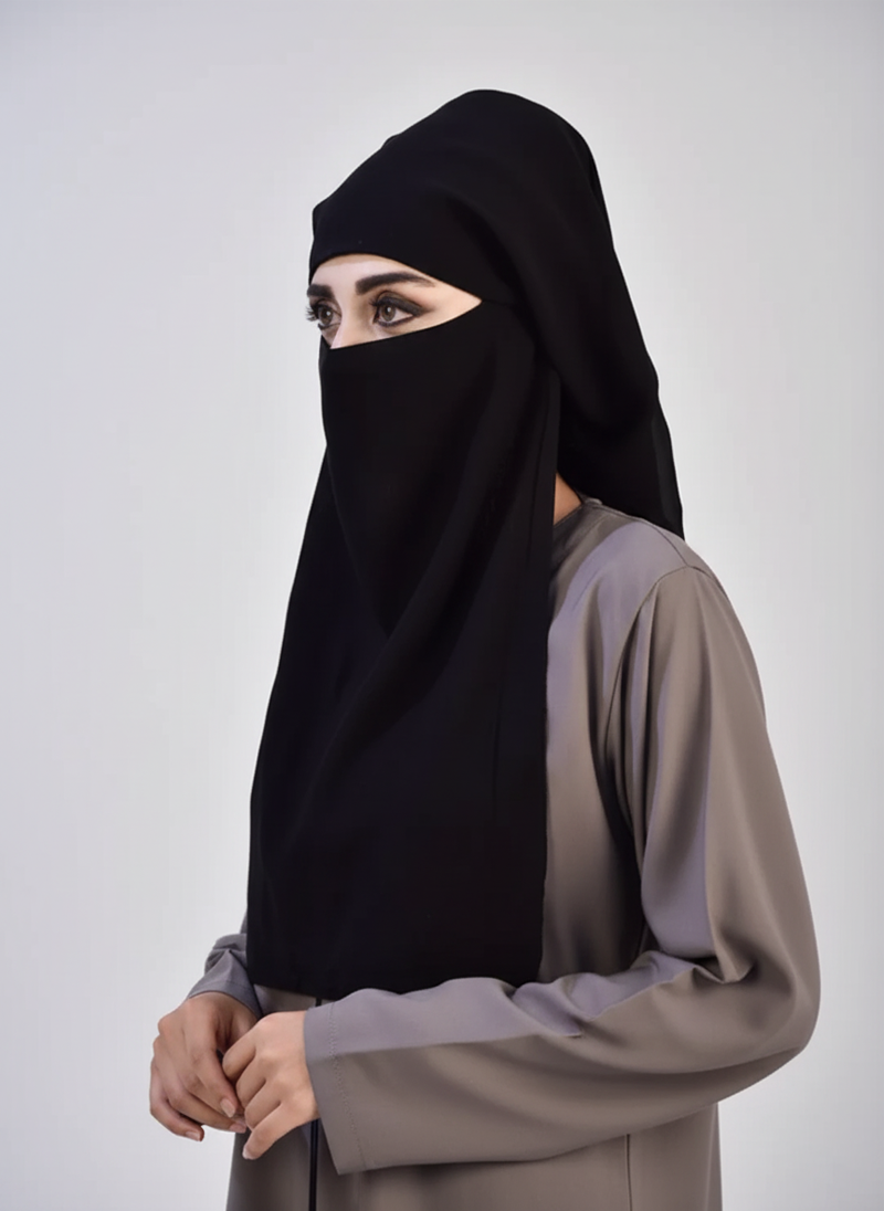 Two Layer Face Cover (Naqab)