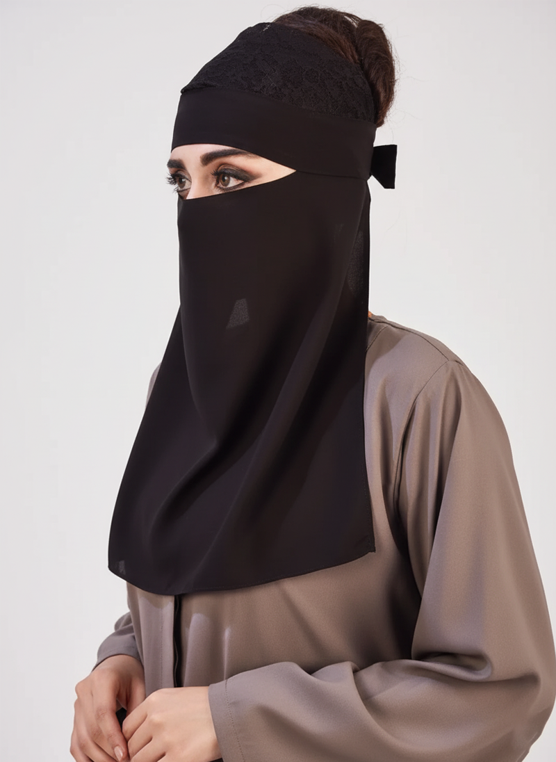 Single Layer Face Cover (Naqab)