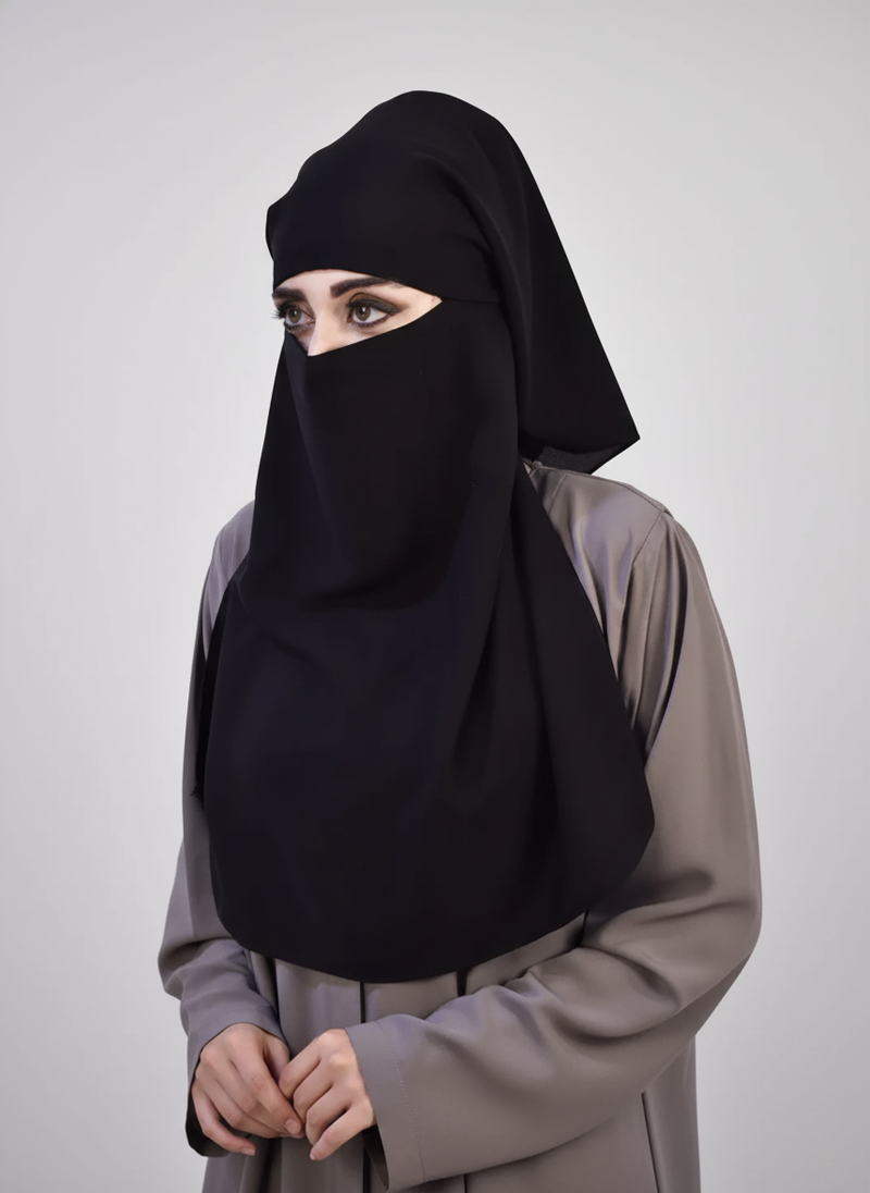 Two Layer Face Cover (Naqab)