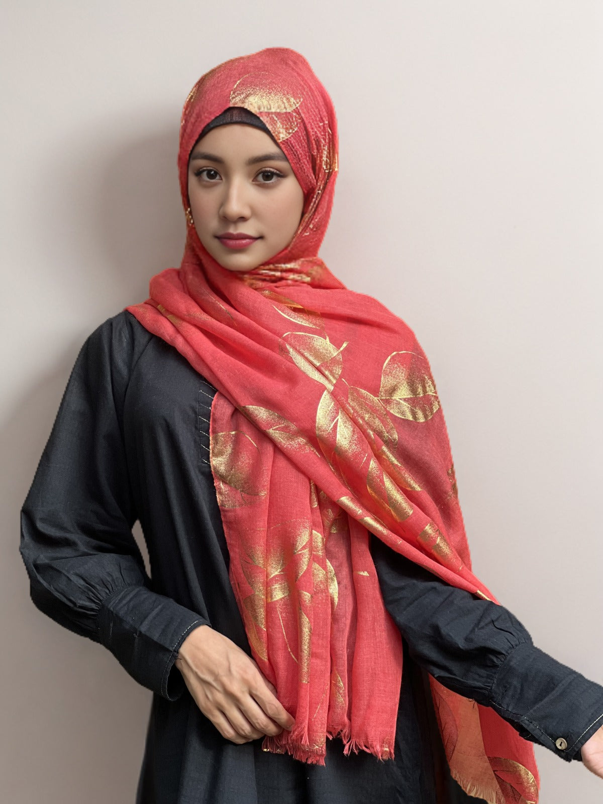 Gold Leaf Hijab