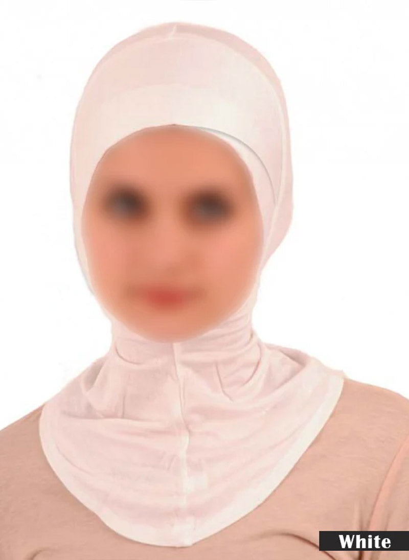 White Ninja Scarf Hijab-ul-hareem