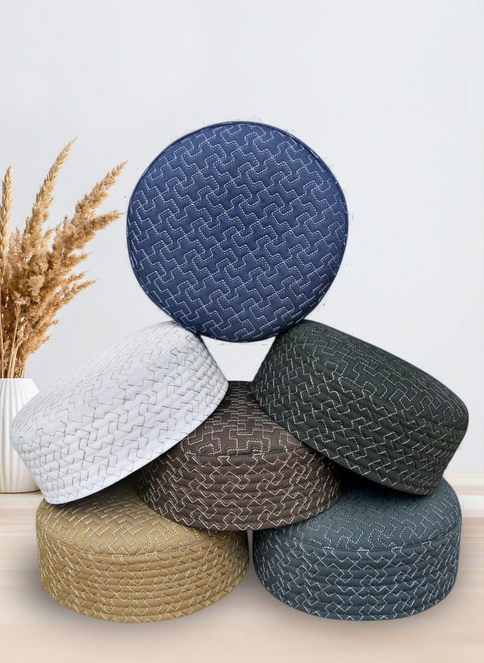 Wisdom Koofi - Premium Woven Prayer Cap Hijab-ul-hareem