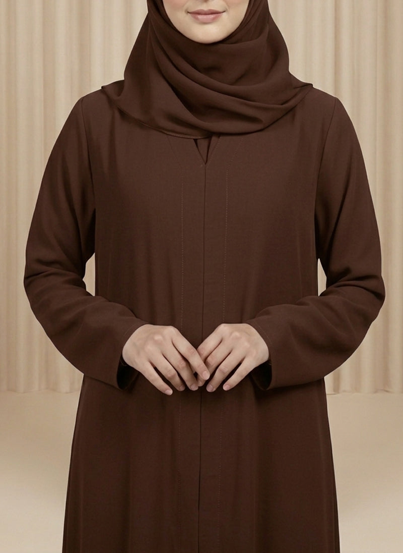 Arabis Modest Plain Nida Abaya | 0116-P Arabis Nida