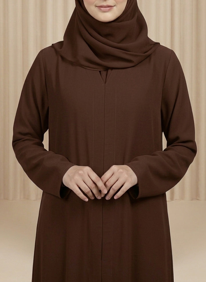 Arabis Modest Plain Nida Abaya | 0116-P Arabis Nida
