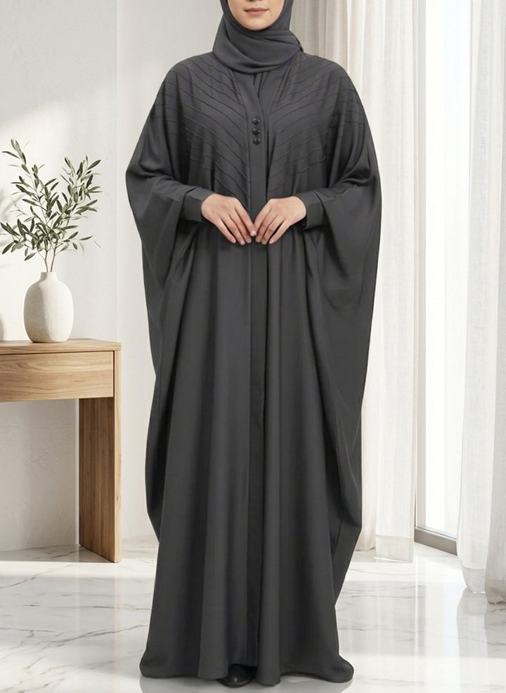 Arabis Pintuck Grace Jilbab Abaya | JILBAB-R-A634