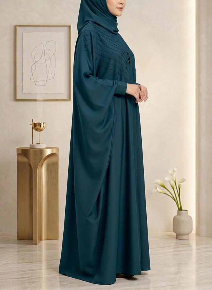 Arabis Pintuck Grace Jilbab Abaya | JILBAB-RC-A634