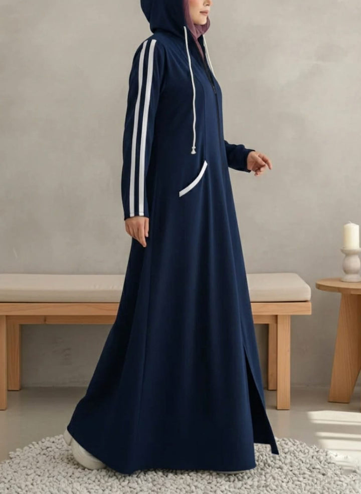 Arabis Hoodie Abaya | 0122-R-A635