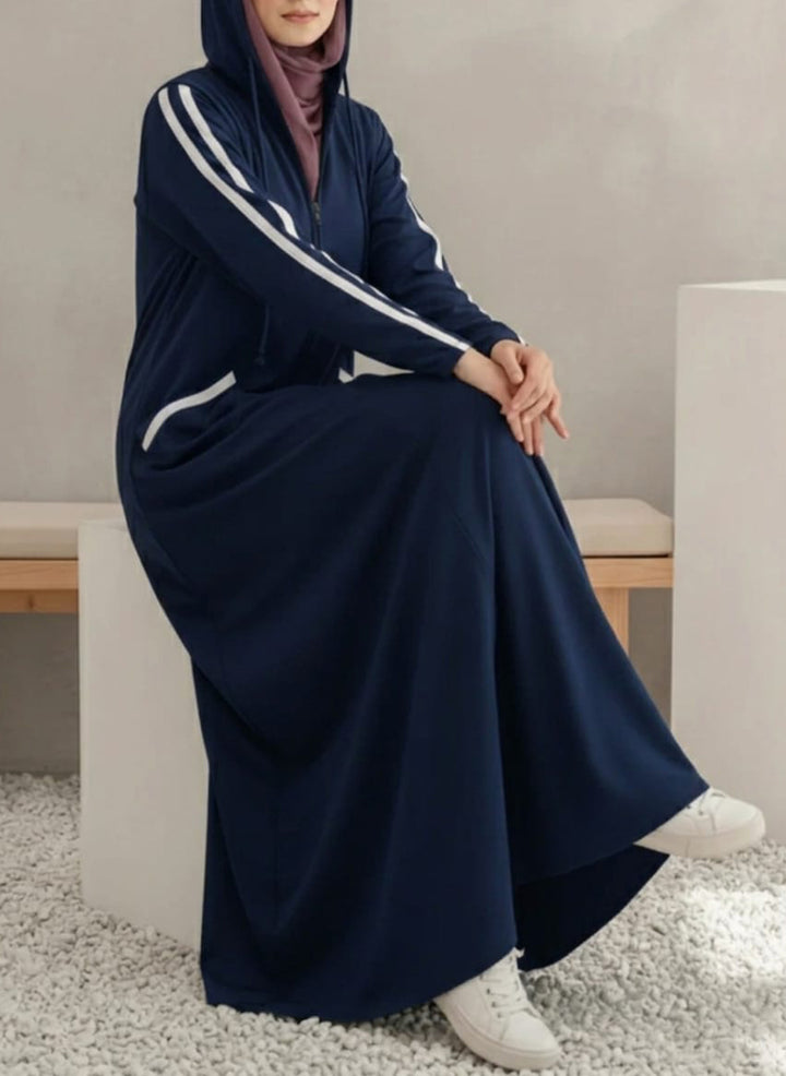 Arabis Hoodie Abaya | 0122-R-A635