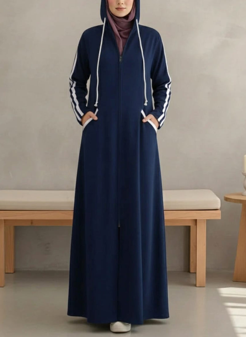 Arabis Hoodie Abaya | 0122-R-A635