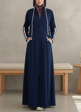Arabis Hoodie Abaya | 0122-R-A635