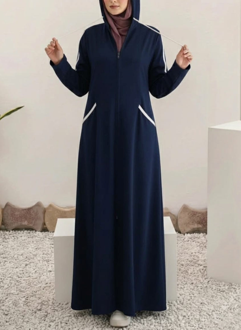 Arabis Hoodie Abaya | 0122-R-A635