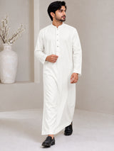 Men's Off White jubba thobe - standing view