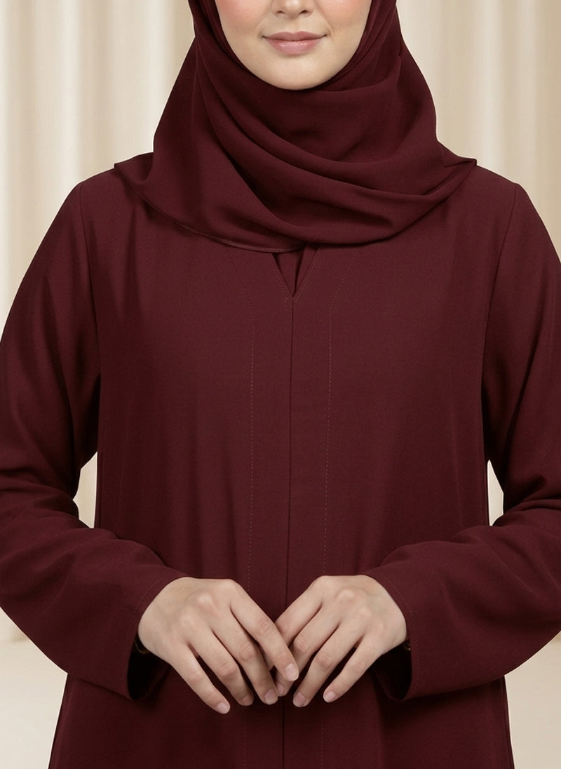 Arabis Modest Plain Nida Abaya | 0116-P Arabis Nida