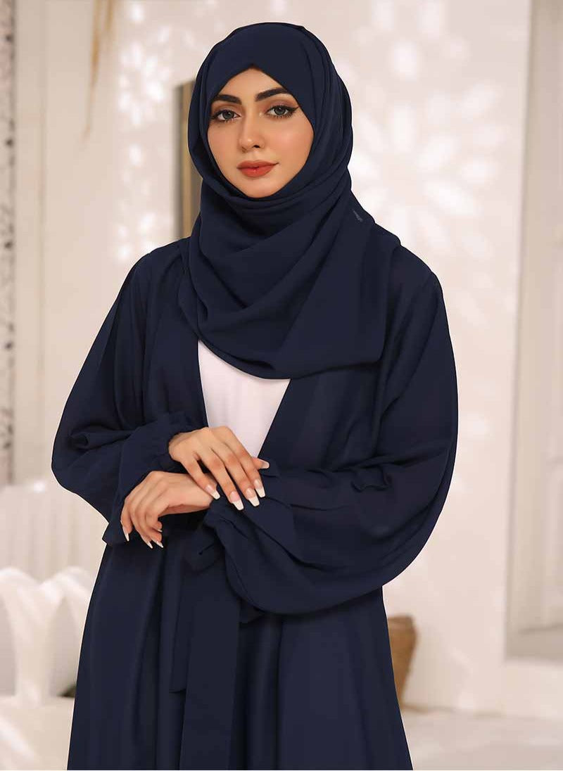  Double Georgette Double Brest Style Abaya