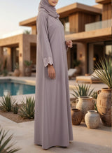 Arabis Flora-Mauve Abaya | 0116-E-A631