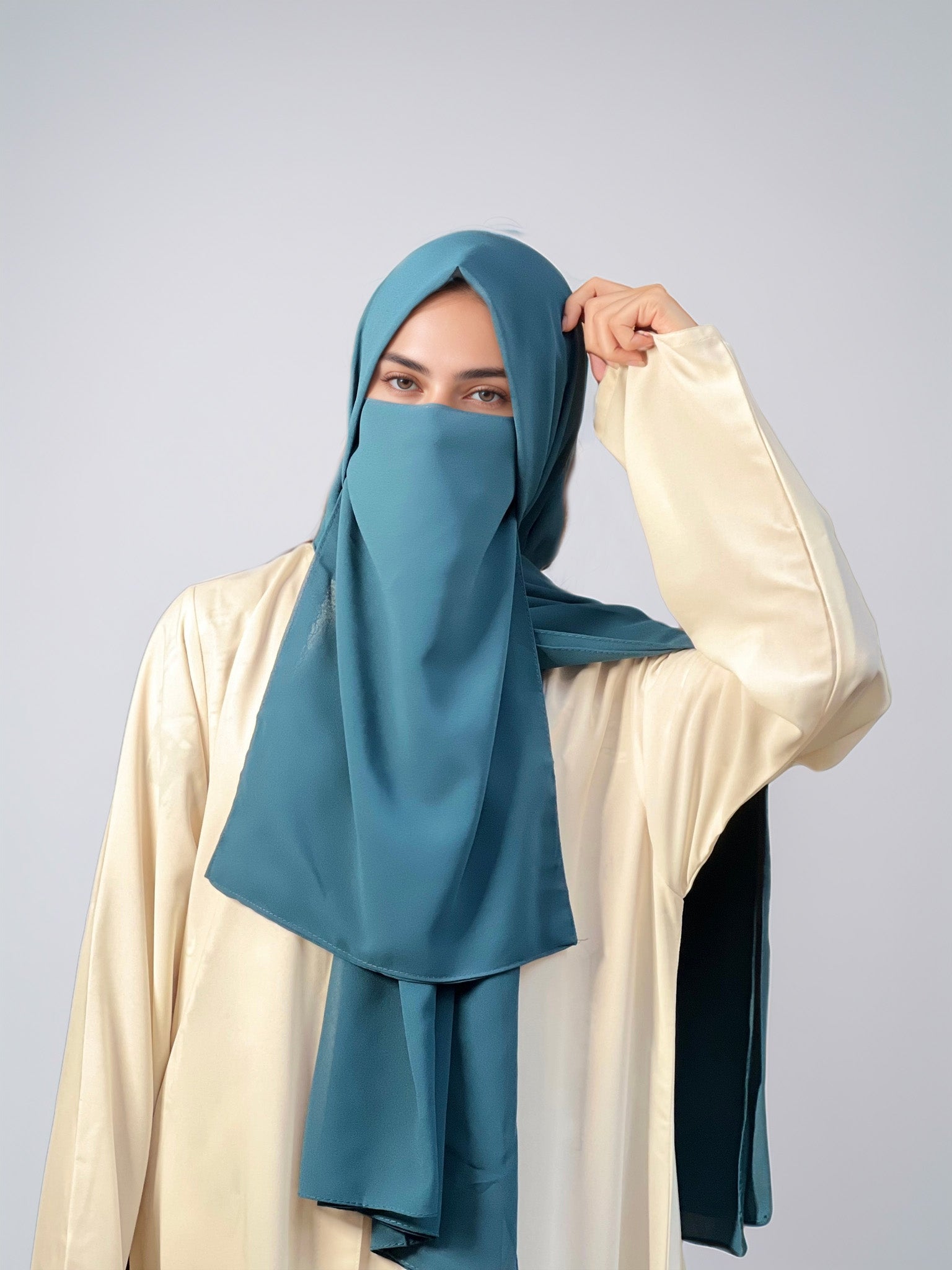 Hijab & Niqab Set - Teal